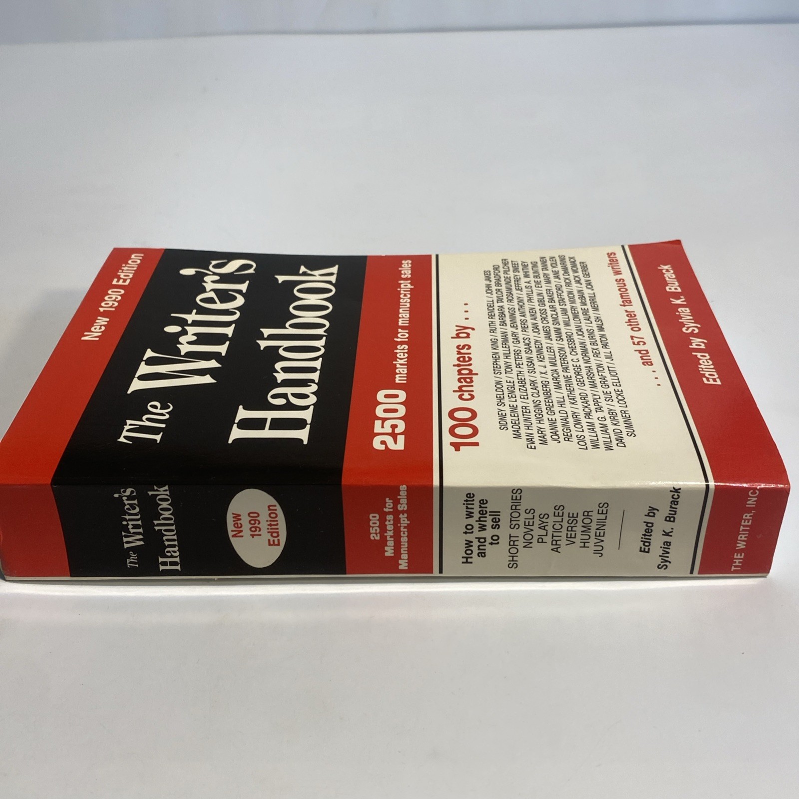 The Writer’s Handbook, 1990 by Sylvia K. Burack (paperback, Revised edition)