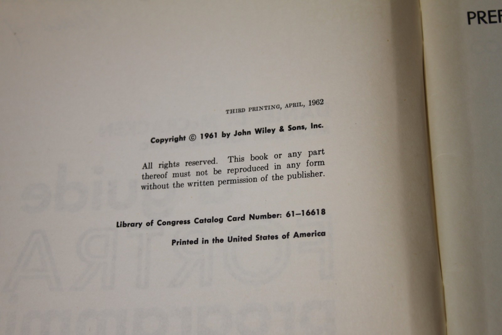 A Guide to Fortran Programming Daniel D. McCracken 1961 John Wiley &Sons