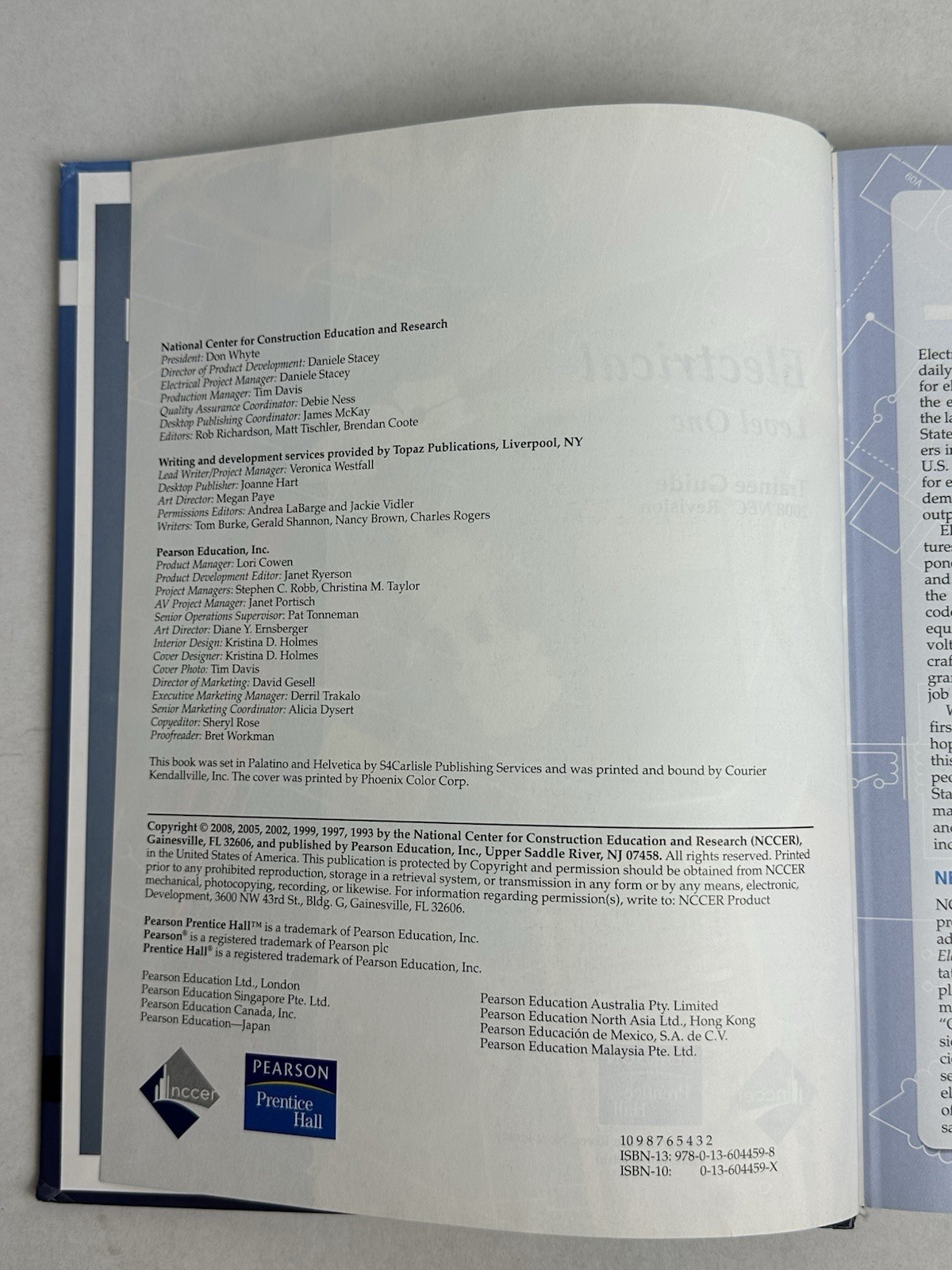 Electrical Level 1 Trainee Guide 2008 NEC, Hardcover, NCCER