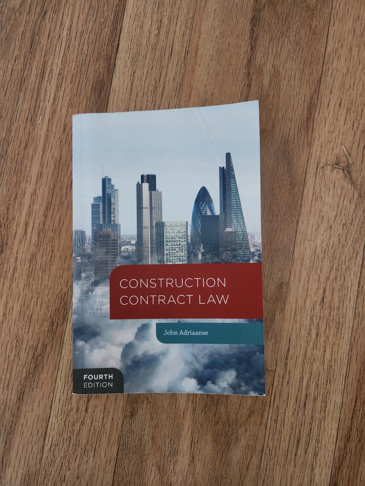 Construction Contract Law by John Adriaanse (2016, Trade Paperback)
