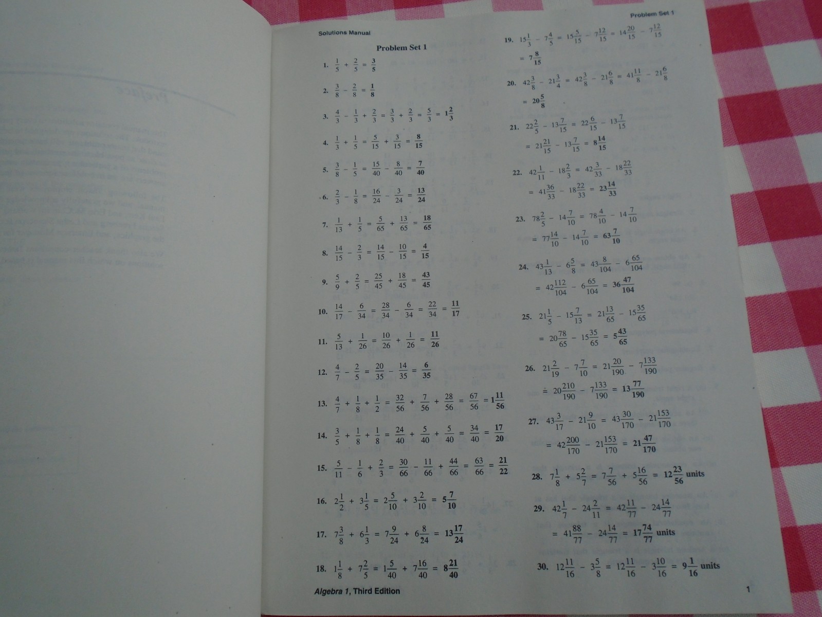 Saxon Algebra 1 3rd Edition Hardcover, Solutions Manual, Homeschool Packet 3 set