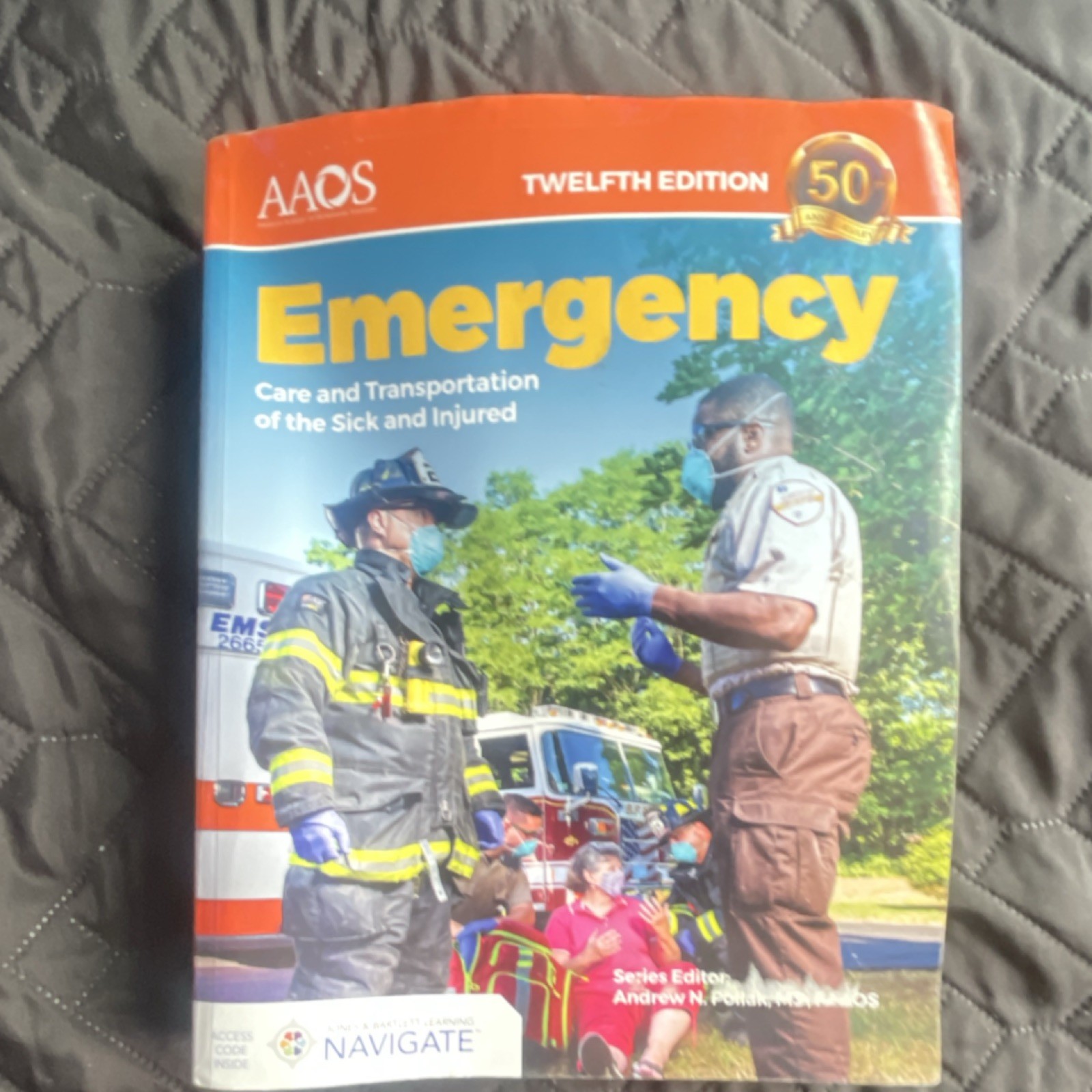 AAOS Emergency Care Twelfth Edition Pollak Hardcover 2021 Access Code