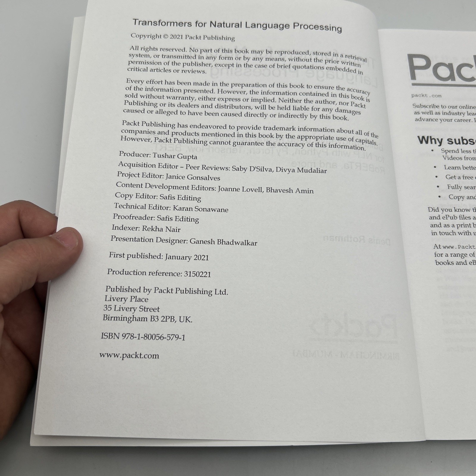 Transformers for Natural Language Processing by Denis Rothman