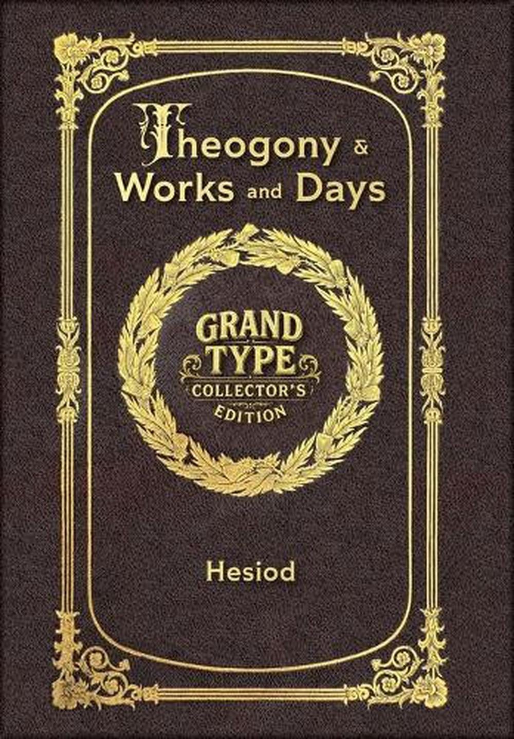 Large Print – Theogony and Works and Days – Grand Type Collector’s Edition – Mat