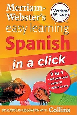Merriam-Webster’s Easy Learning Spanish in a Click – Merriam-Webster BRAND NEW