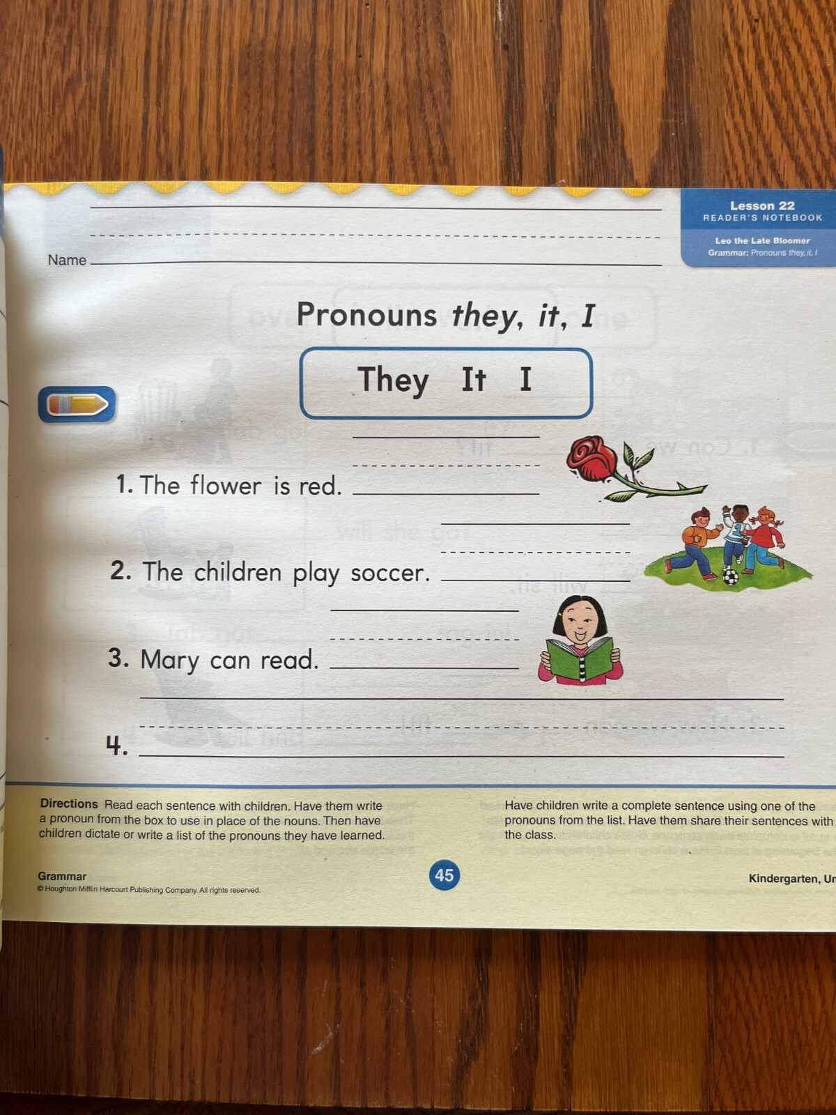 NEW Kindergarten Reading Book Workbook Reader’s Notebooks Vol. 1 & 2 Homeschool