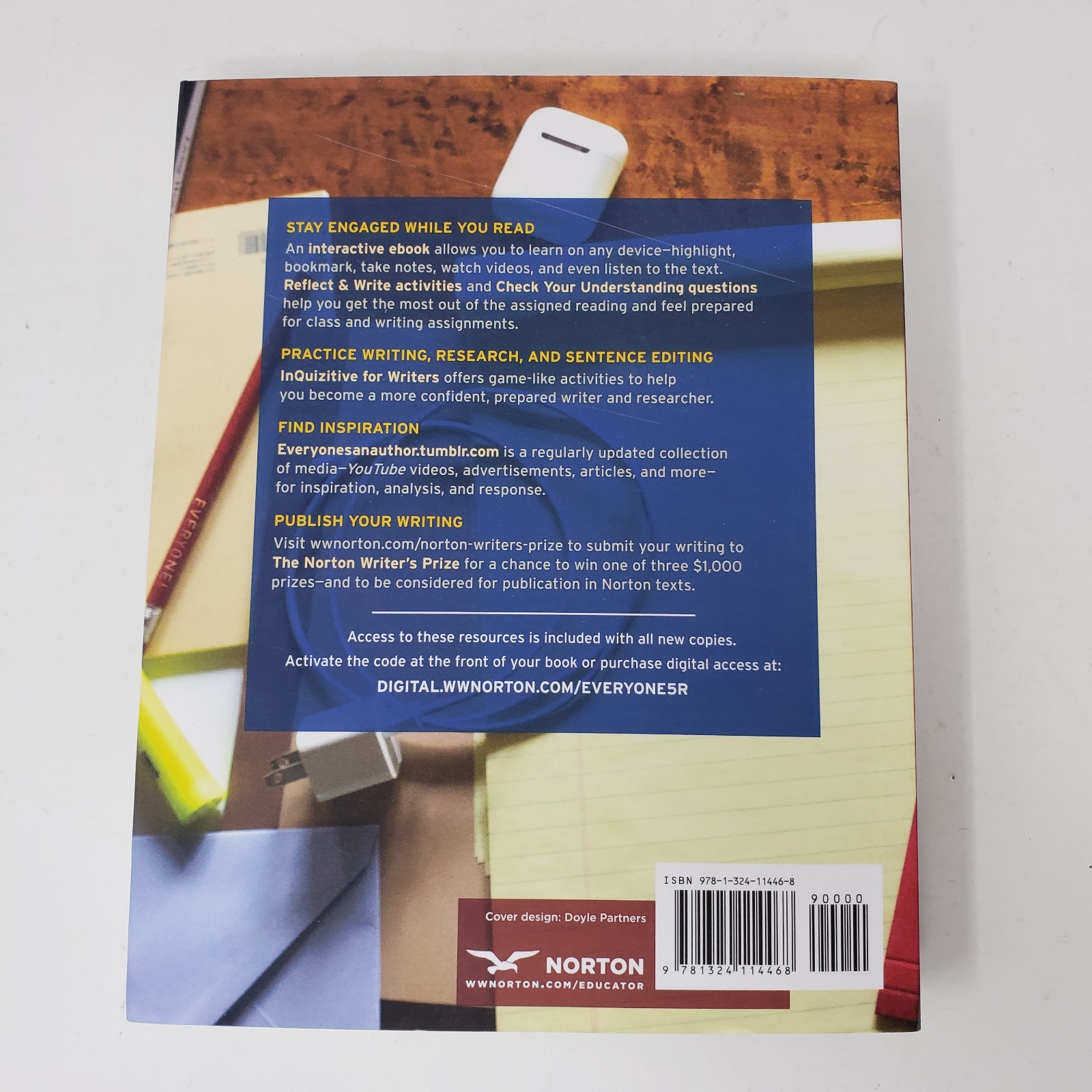 Everyone’s an Author with Readings – 5th Edition, Paperback, Norton
