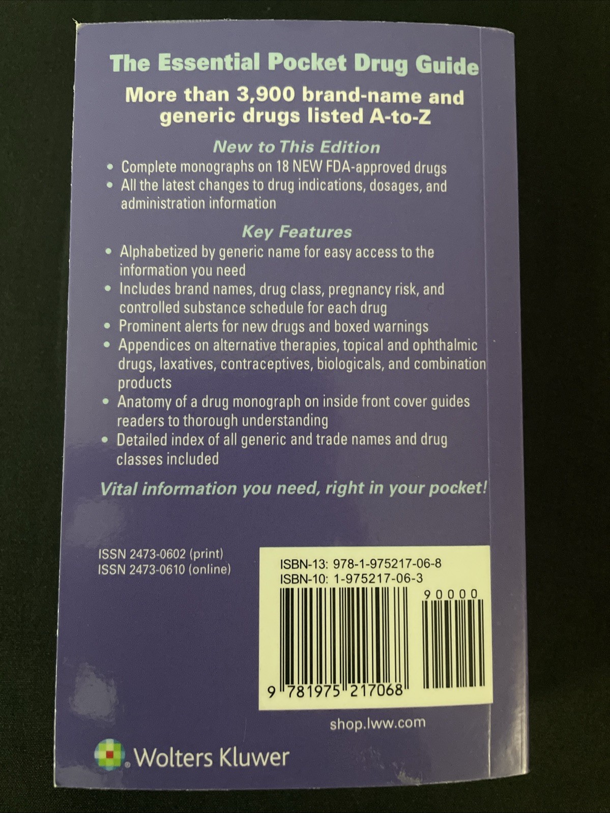2024 Lippincott Pocket Drug Guide for Nurses by REBECCA TUCKER