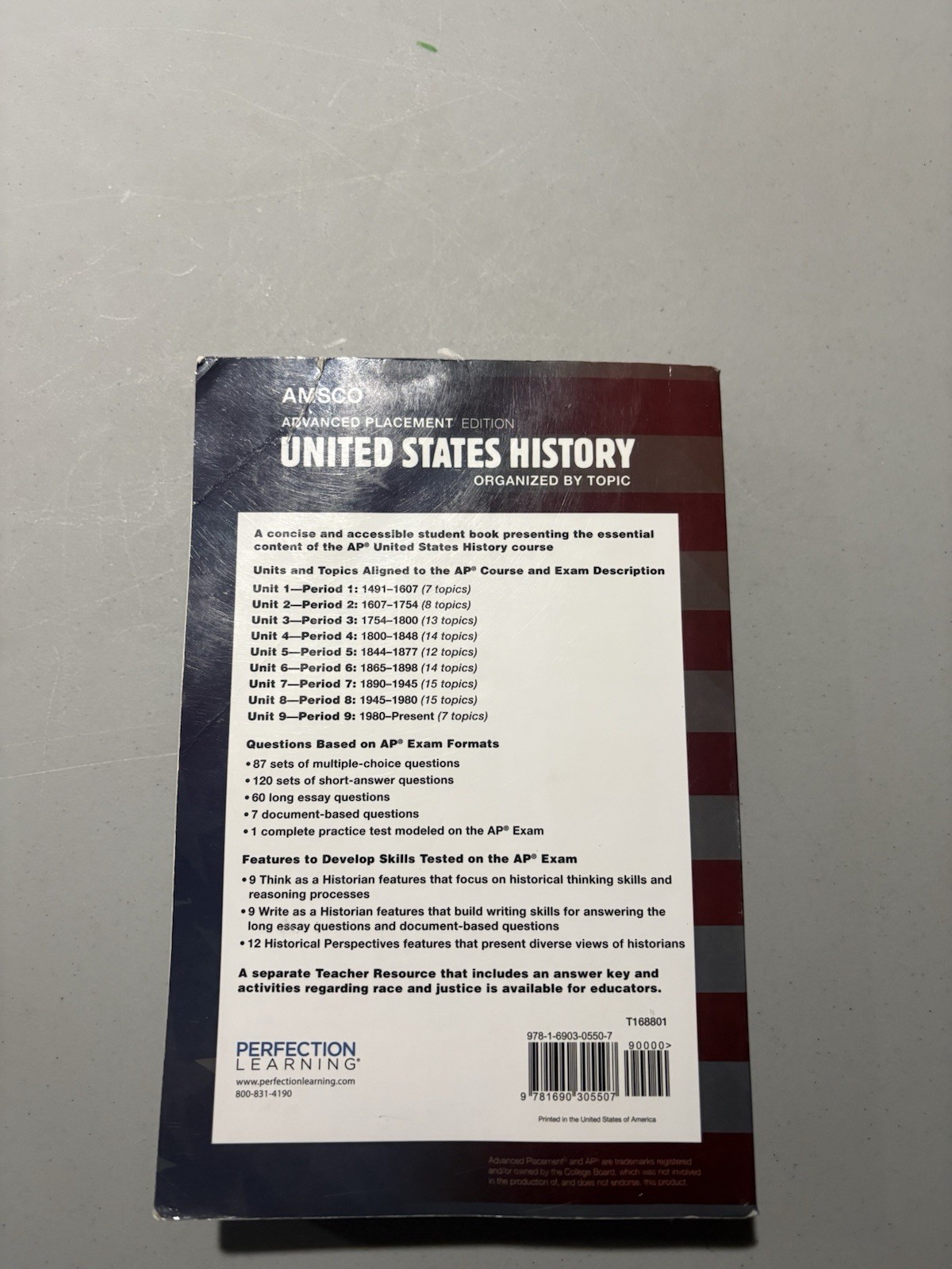 AMSCO United States History 4th Edition Advanced Placement 2026