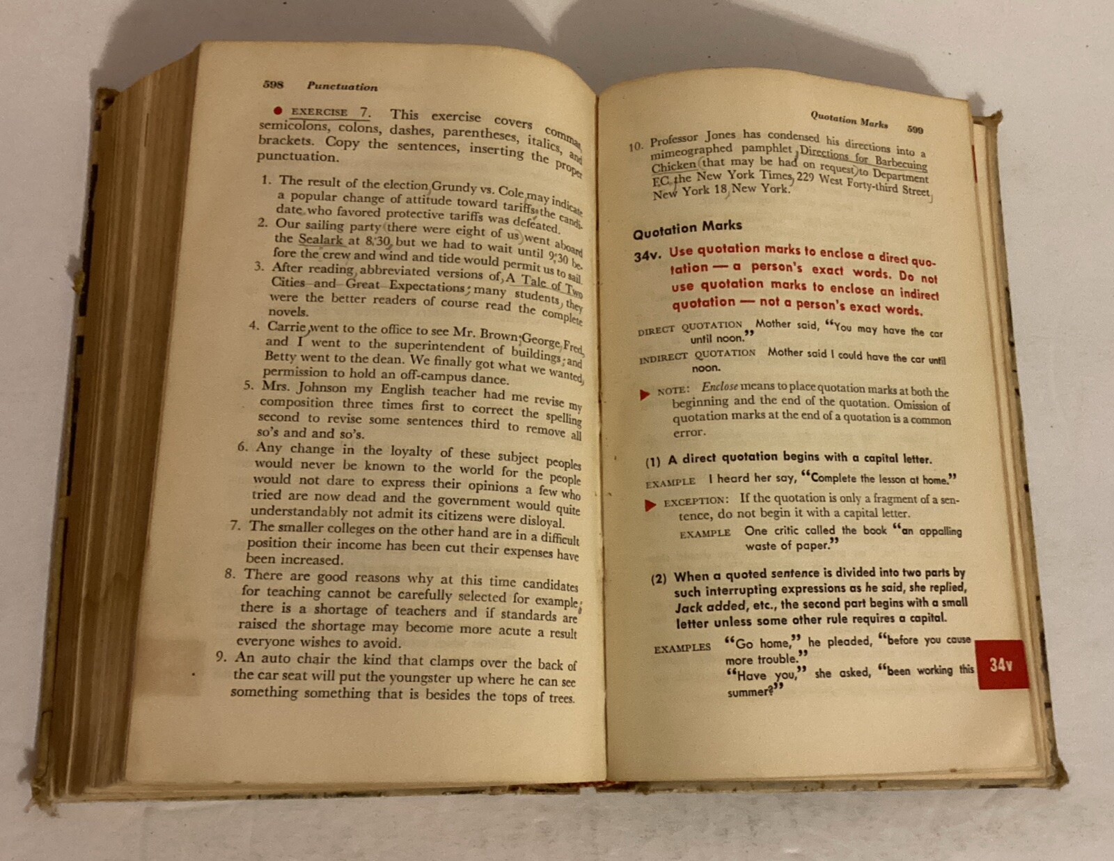1957 English Grammar And Composition Complete Course John E Warriner Hardcover