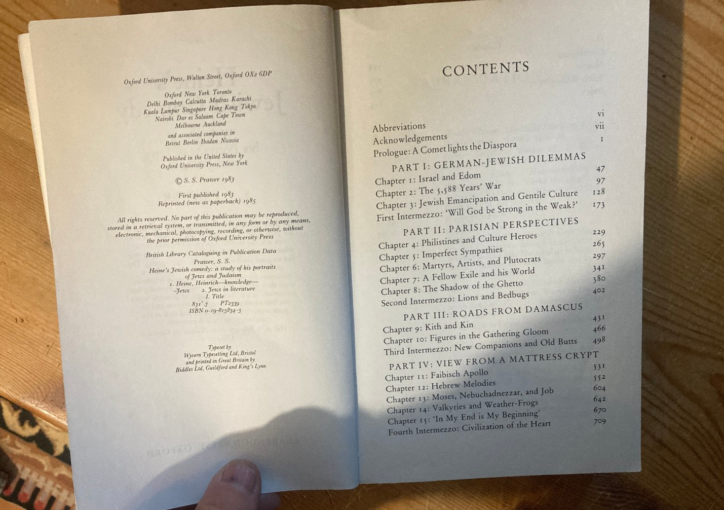 Heine’s Jewish Comedy: A Study of His Portraits of Jews and Judaism