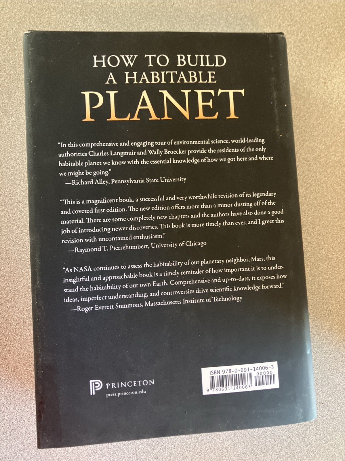 How to Build a Habitable Planet: The Story of Earth from the Big Bang to Humanki