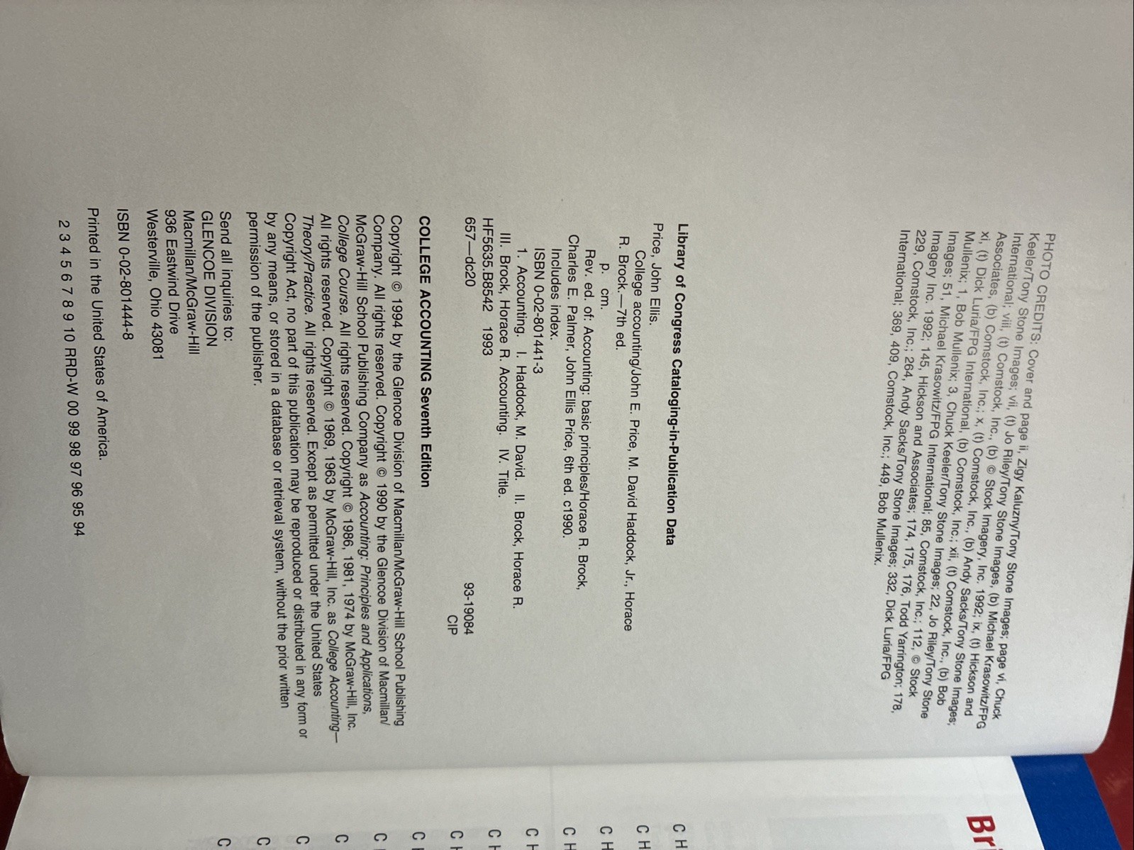 2 College Accounting Textbooks 7th Edition Chapters 1-25 Price Haddock Brock