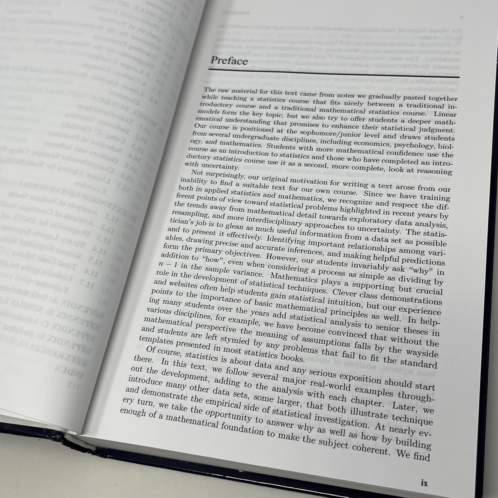 Introduction to Linear Models and Statistical Inference – Steven J. Janke HC