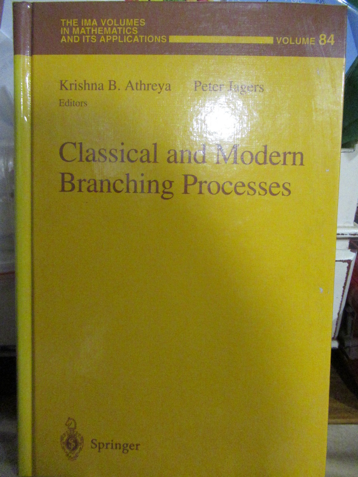 Springer Classical and Modern Branching Processes Athreya Jagers 1997 Hardcover