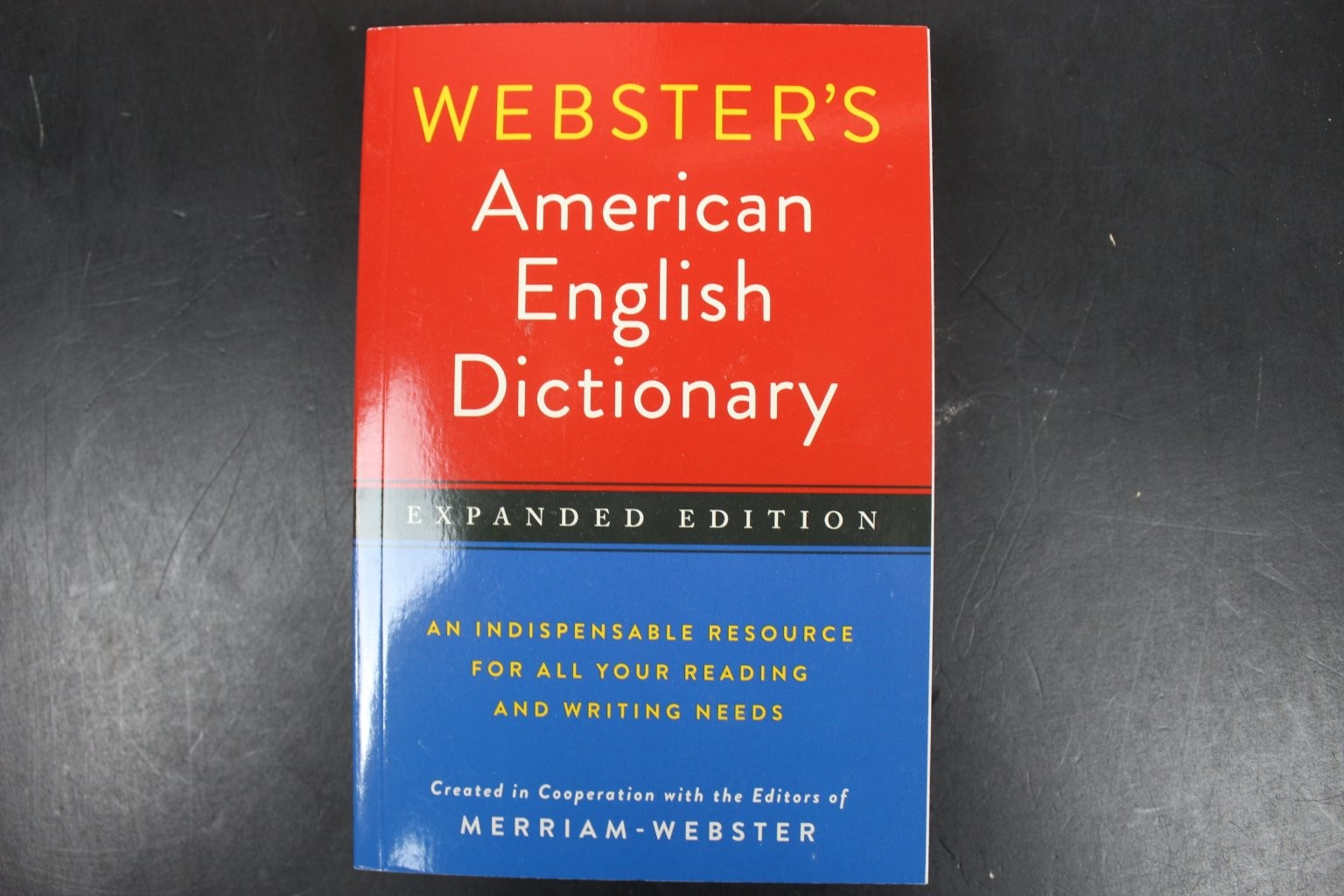 Webster’s American English Dictionary Merriam-Webster 2013 Expanded Edition VG