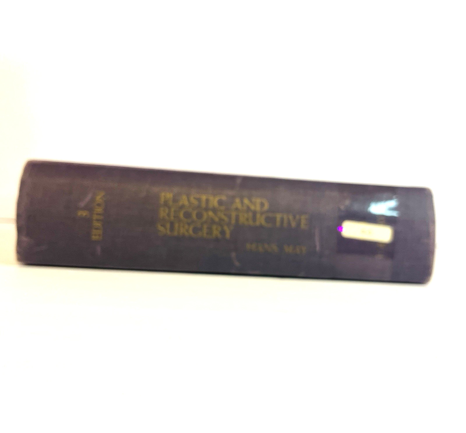 Vintage Plastic and Reconstructive Surgery 3rd Edition Book Hardcover 1971 Hans