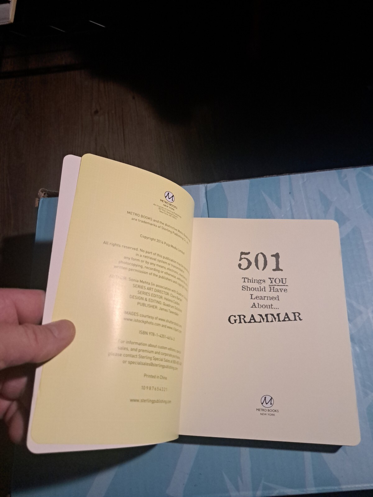 501 Things You Should Have Learned About… Grammar by Sonia Mehta (Trade…
