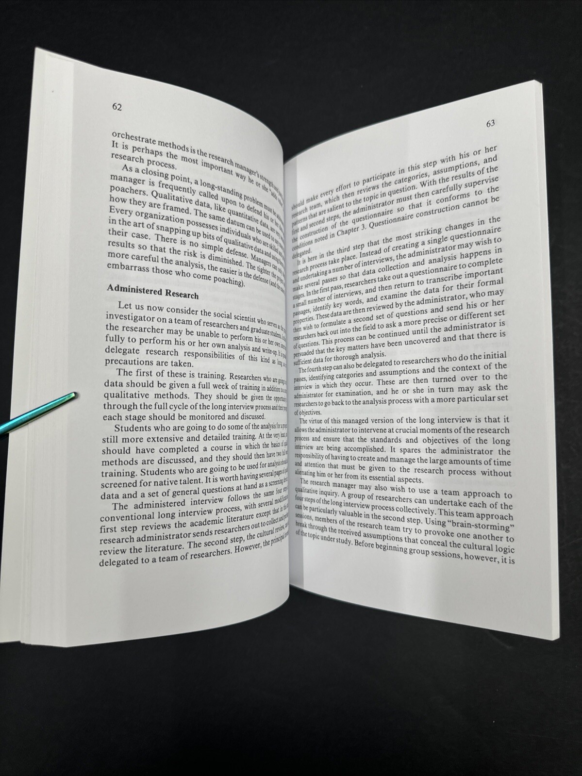 Qualitative Research Methods Long Interview by Grant McCracken (1988 Paperback)