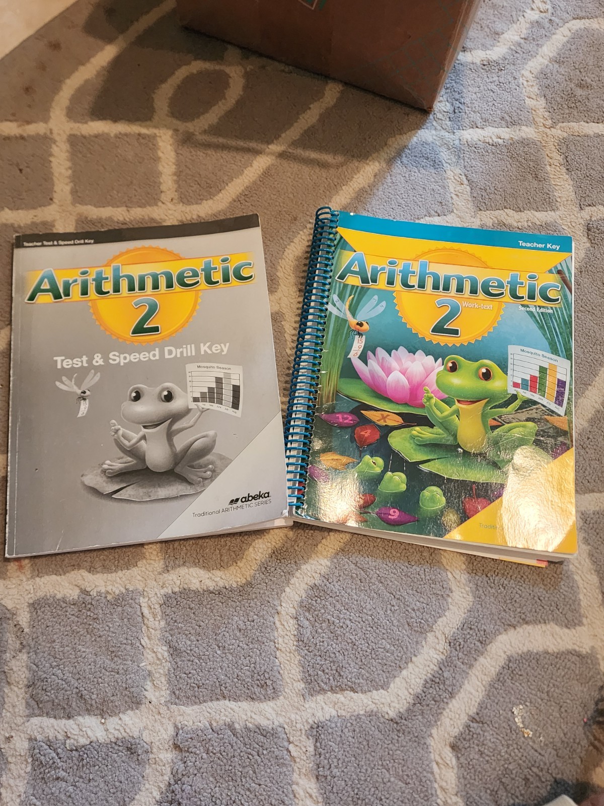 Abeka Grade 2 Textbooks Set Reading, Language Arts, Arithmetic, Bible