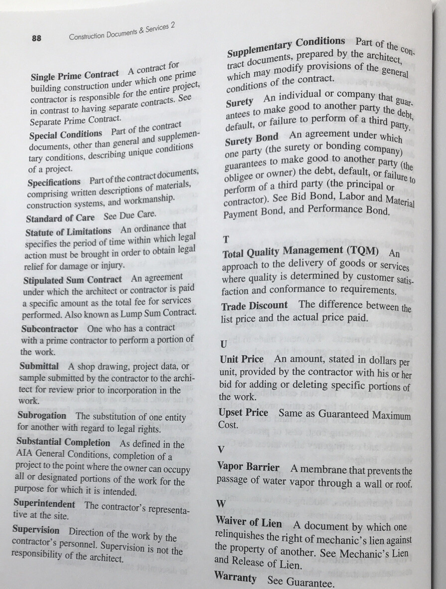 Construction Documents and Services 2 by Arthur Kornblut (2004, Paperback)