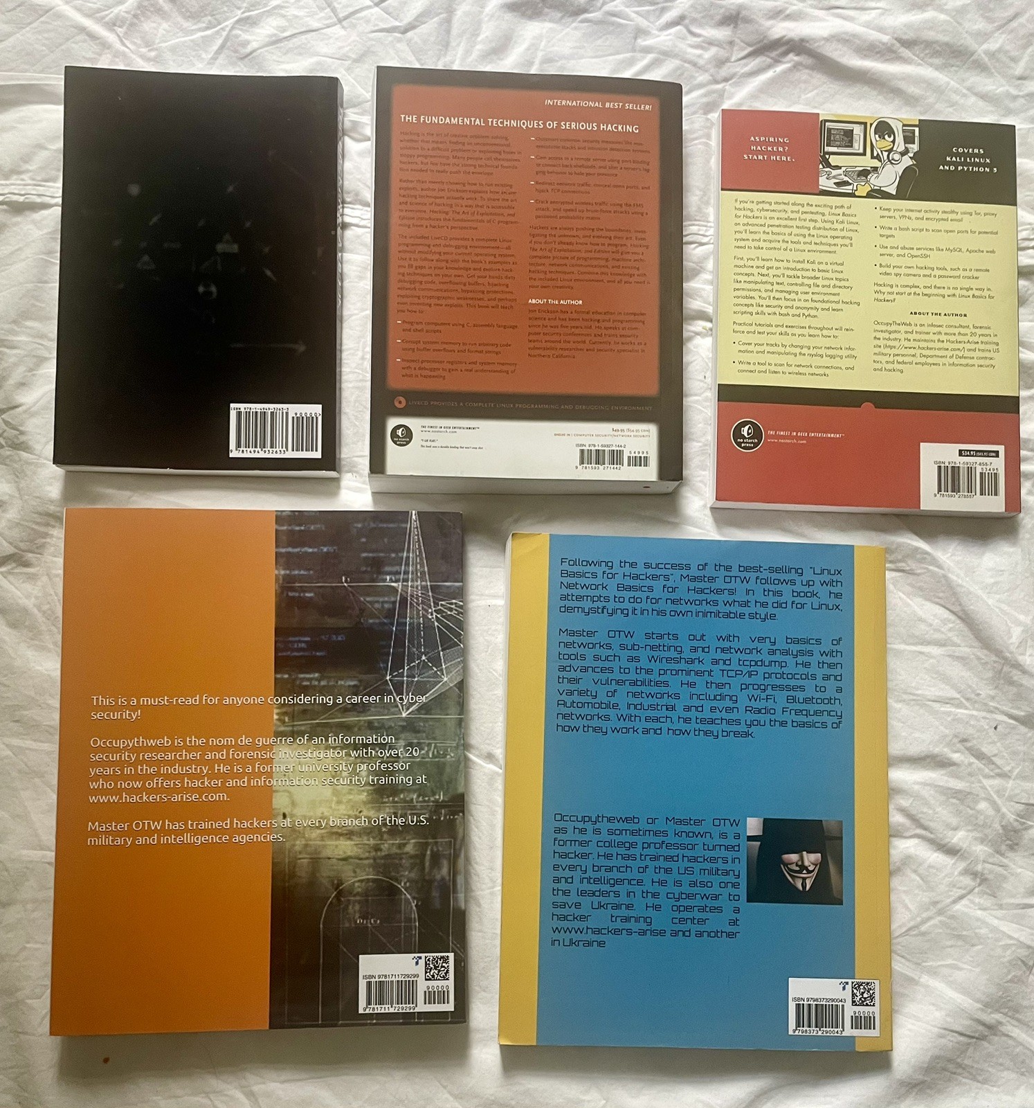 Cybersecurity + Ethical Hacking Study Guides Lot