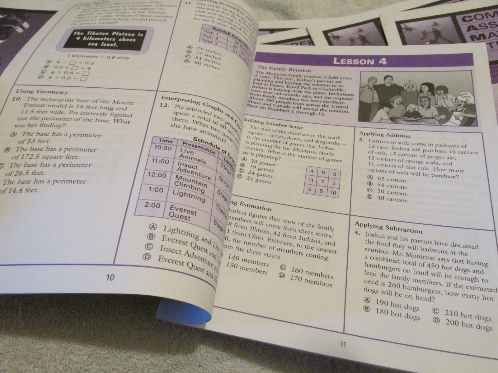 i-Ready Curriculum Associates Mathematics Strategies PB Work Books NEW Lot of 4