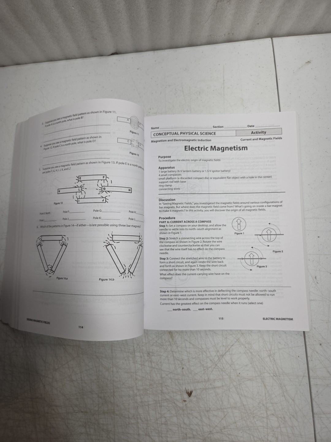 New – Laboratory Manual for Conceptual Physical Science Paul Hewitt No Markings