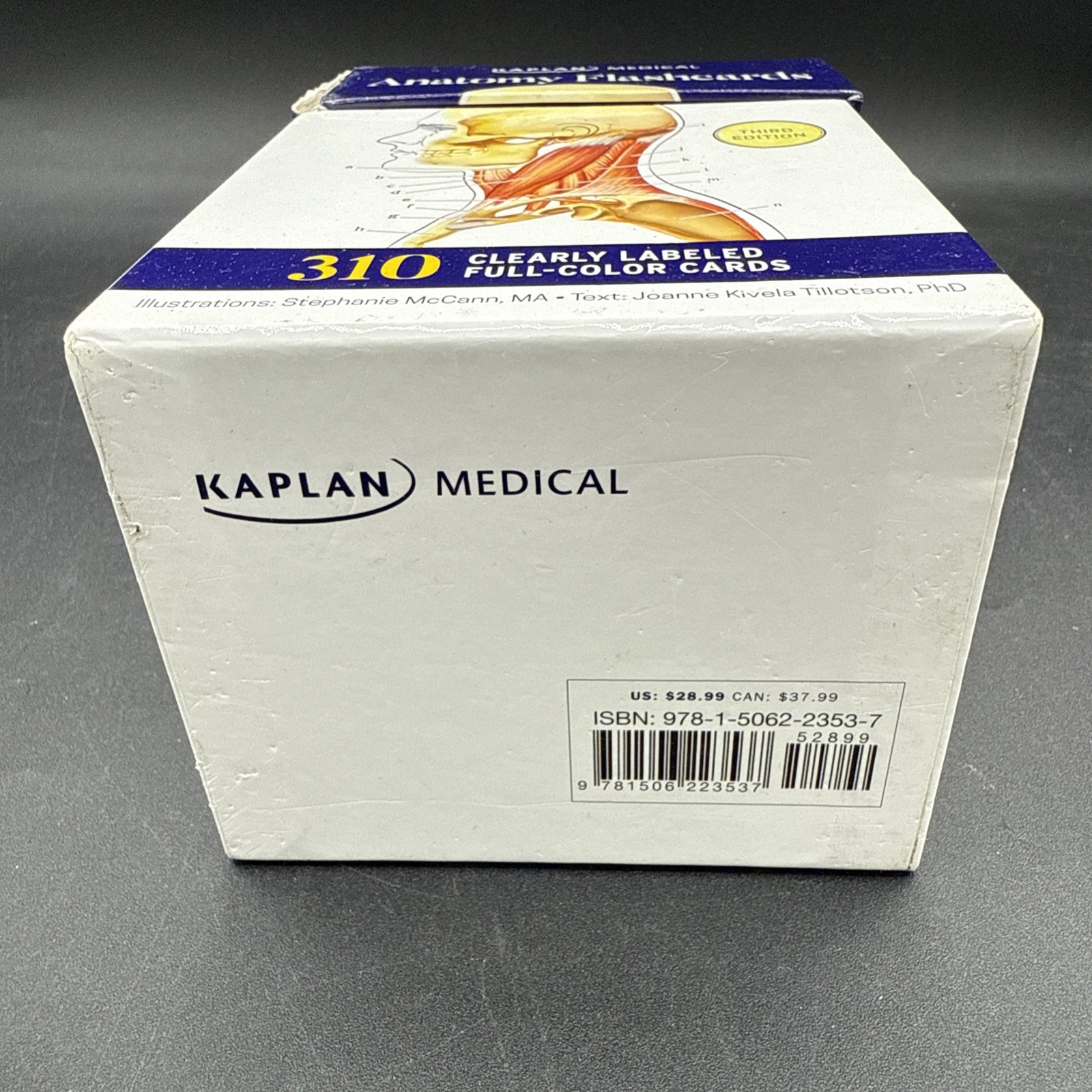 Anatomy Flashcards by Joanne Tillotson 2017 Cards Flash Cards Kaplan Medical