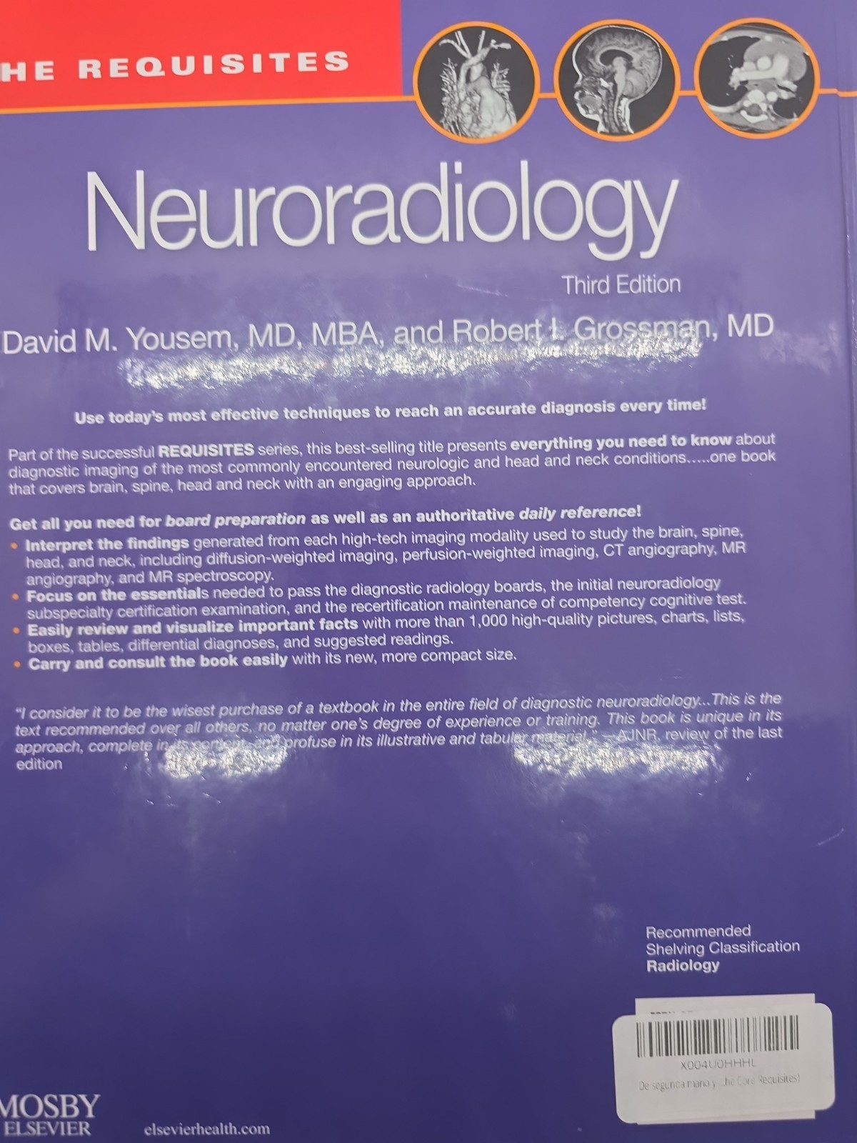 Requisites in Radiology: Neuroradiology by Robert D. Zimmerman, David M. Yousem