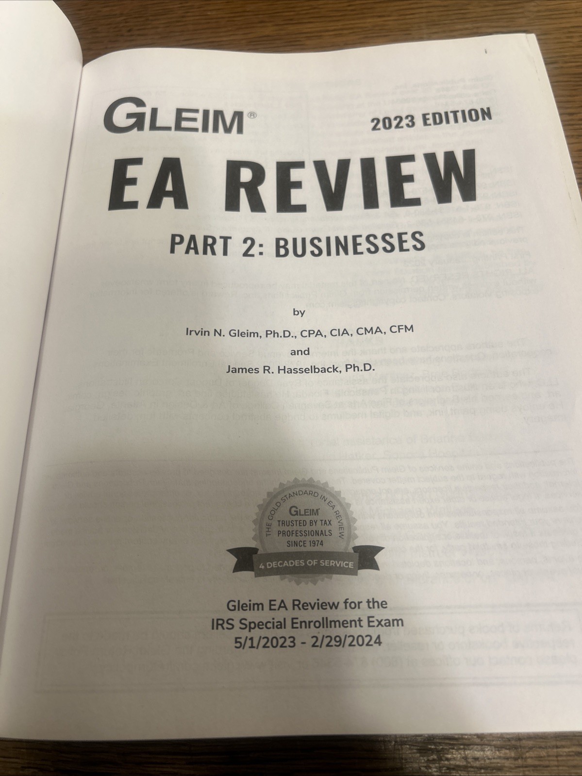 Gleim EA Review 2023 Edition Part 2: Edition