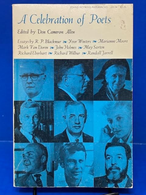 A CELEBRATION OF POETS (1967, SOFTCOVER)- JOHNS HOPKINS UNIV PRESS-VERY GOOD