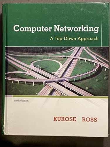 Computer Networking: A Top-Down – Hardcover, by Kurose James F.; – Acceptable n