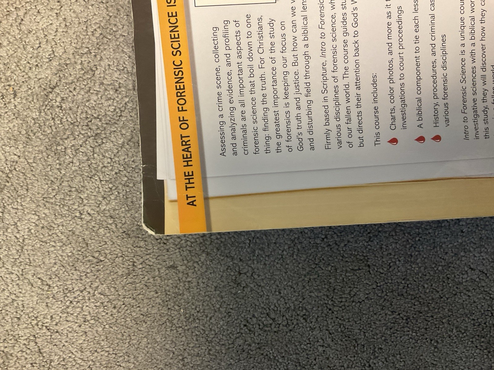 Master Books Intro to Forensic Science: Biblical Worldview Paperback