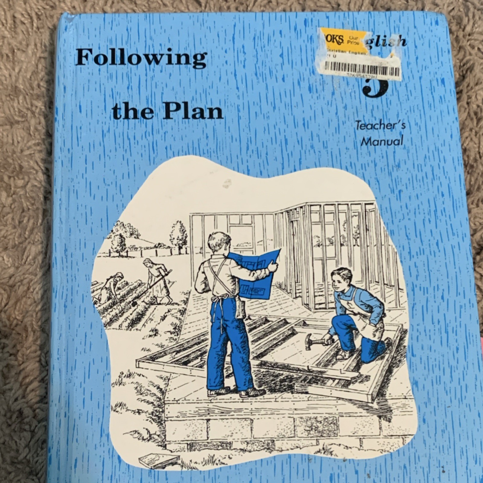 Following the Plan Teacher’s Manual Teacher’s Ed HC John E. Warriner 1960 320p