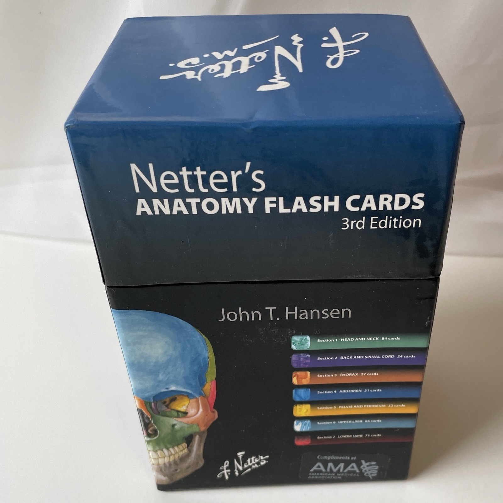 Netter’s Anatomy Flash Cards: with Online – Cards, by John T. Hansen – Very Good