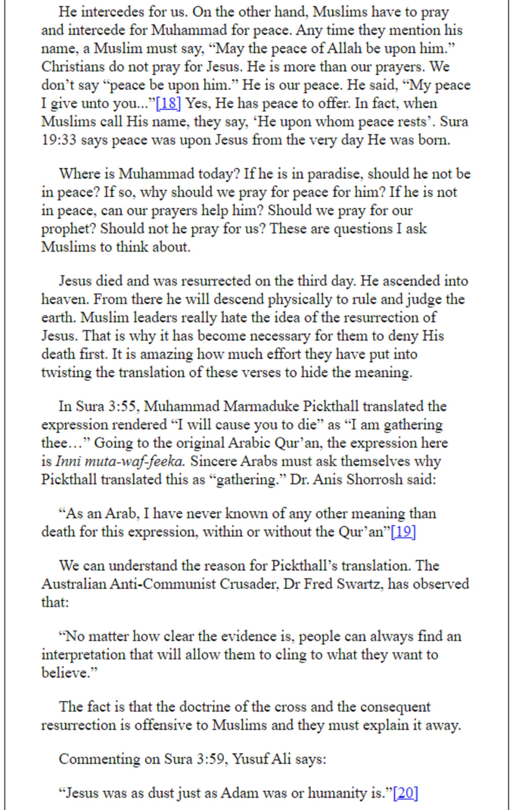 ANATOMY OF THE QUR’AN | G J O MOSHAY | CHICK PUBLICATIONS | 160 PAGES