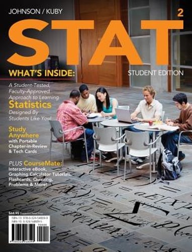 STAT2 (with Review Cards and CourseMate Printed Access Card) by Robert Johnson