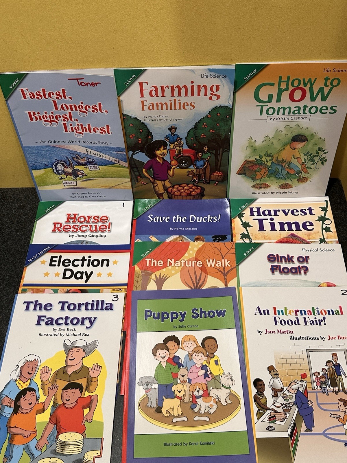 LOT OF 73 Scott Foresman/Pearson Grade 1-3 Easy Reader School Books Science Etc