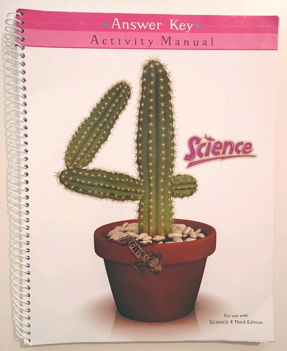 BJU Science 4 Activity Manual Key Homeschool Curriculum Book 3rd Ed. 4th Grade