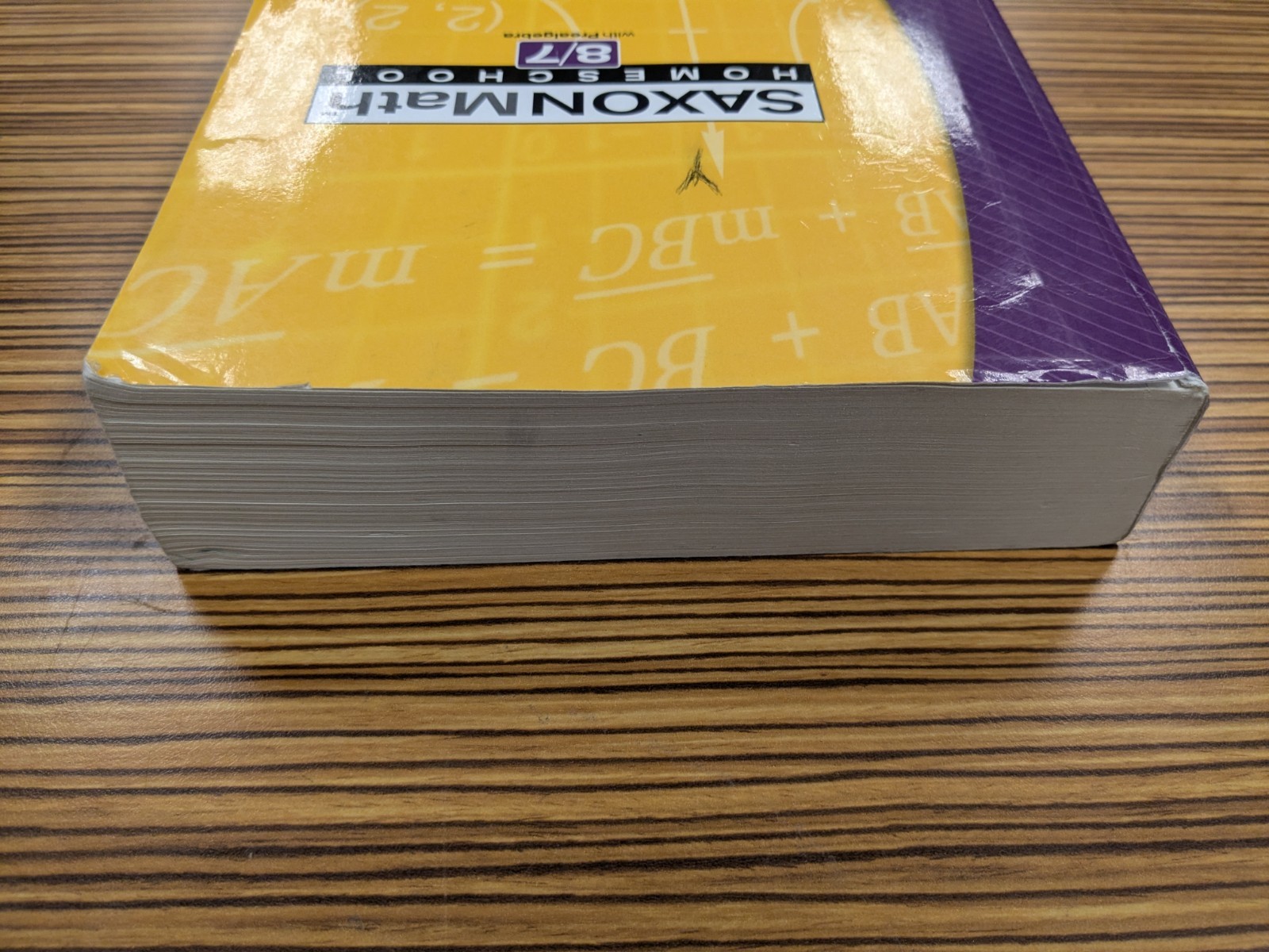 Saxon Math 8/7 with Prealgebra Homeschool Student Text Paperback 2005 Good