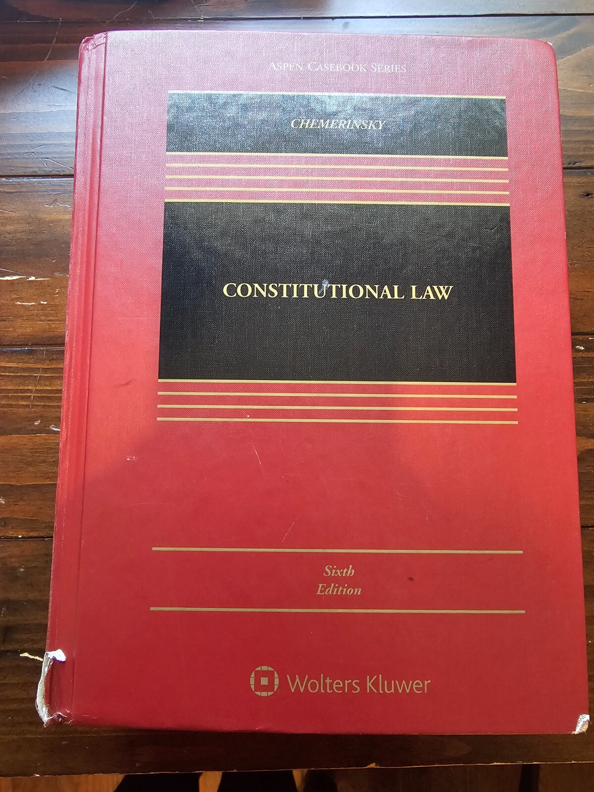 Aspen Casebook Ser.: Constitutional Law by Erwin Chemerinsky (2019, Book, Other)