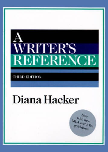 A Writer’s Reference – Plastic Comb By Diana Hacker – VERY GOOD