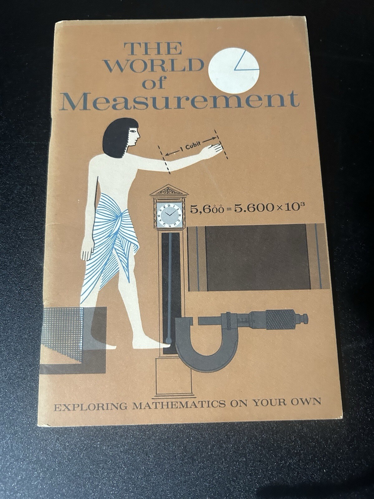 set of 3 Vintage Mathematics books “World of Measurement” plus two more titles