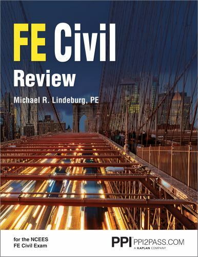 PPI FE Civil Review – A – Paperback, by Lindeburg PE Michael – Good
