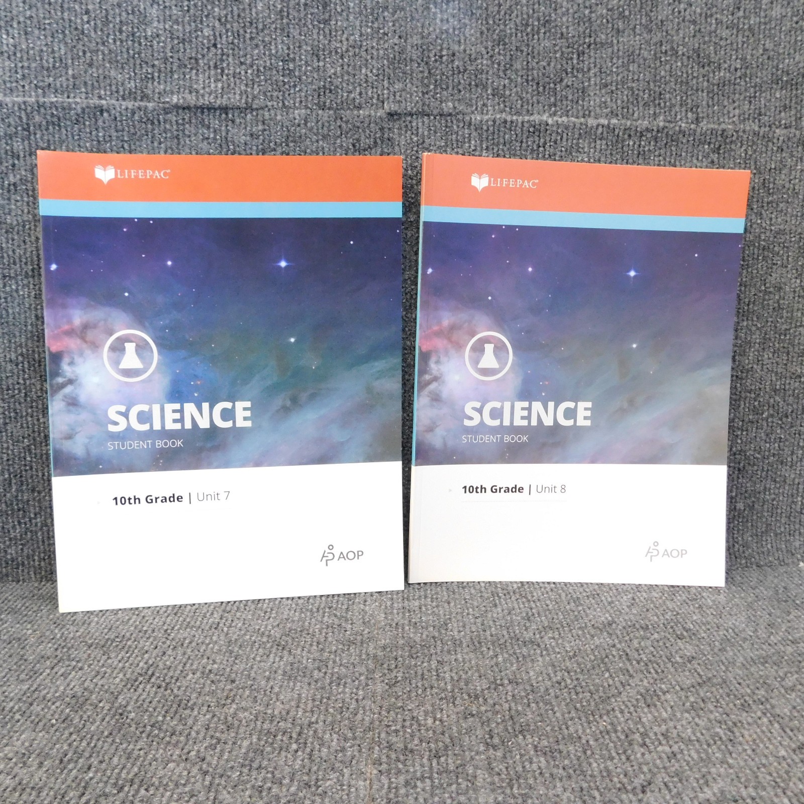 LifePac Grade 10 SCIENCE Teacher Guide, Student 1 – 10 Homeschool (some used)