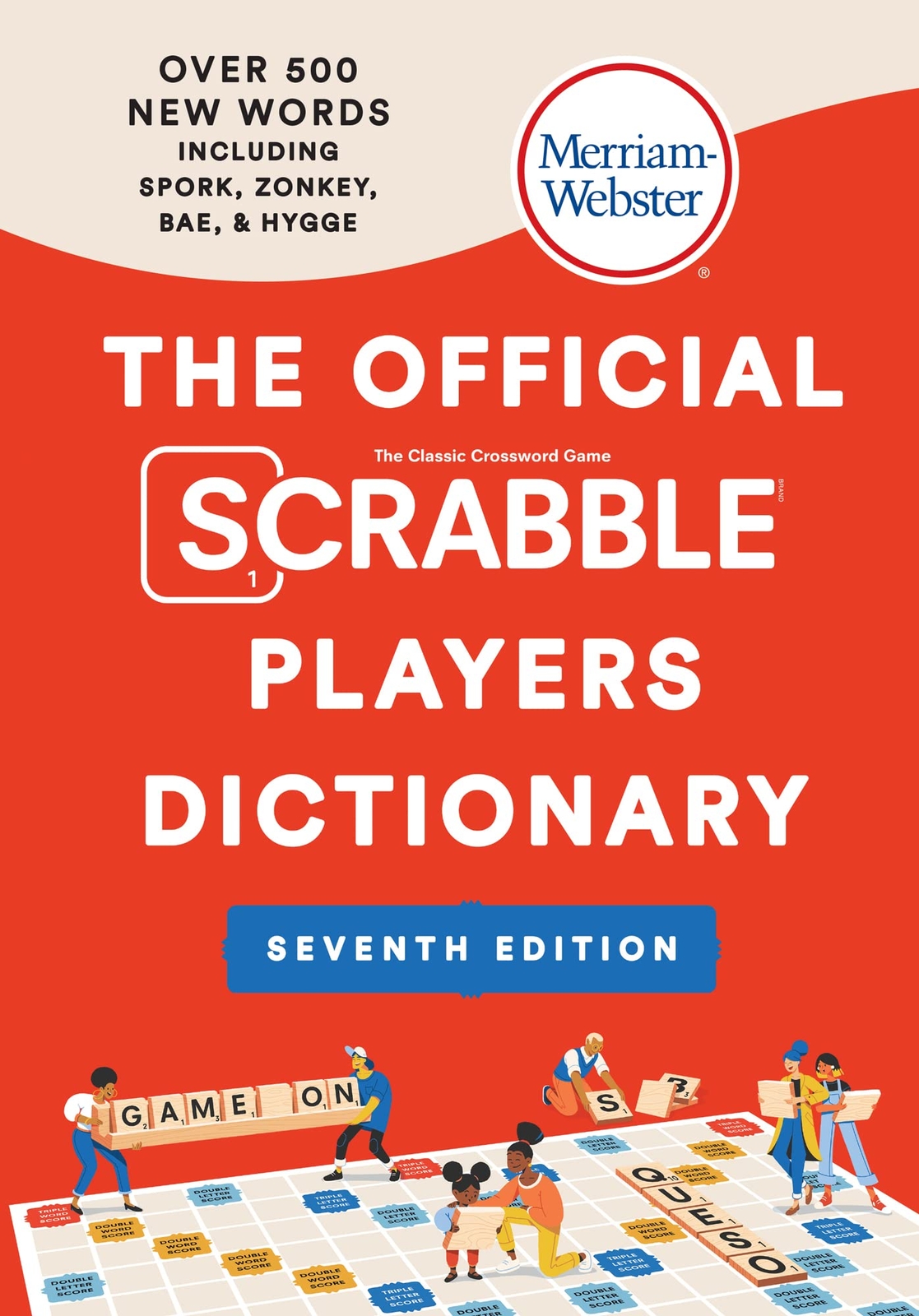 Official Scrabble Players Dictionary 7th Ed. Merriam-Webster HARDCOVER