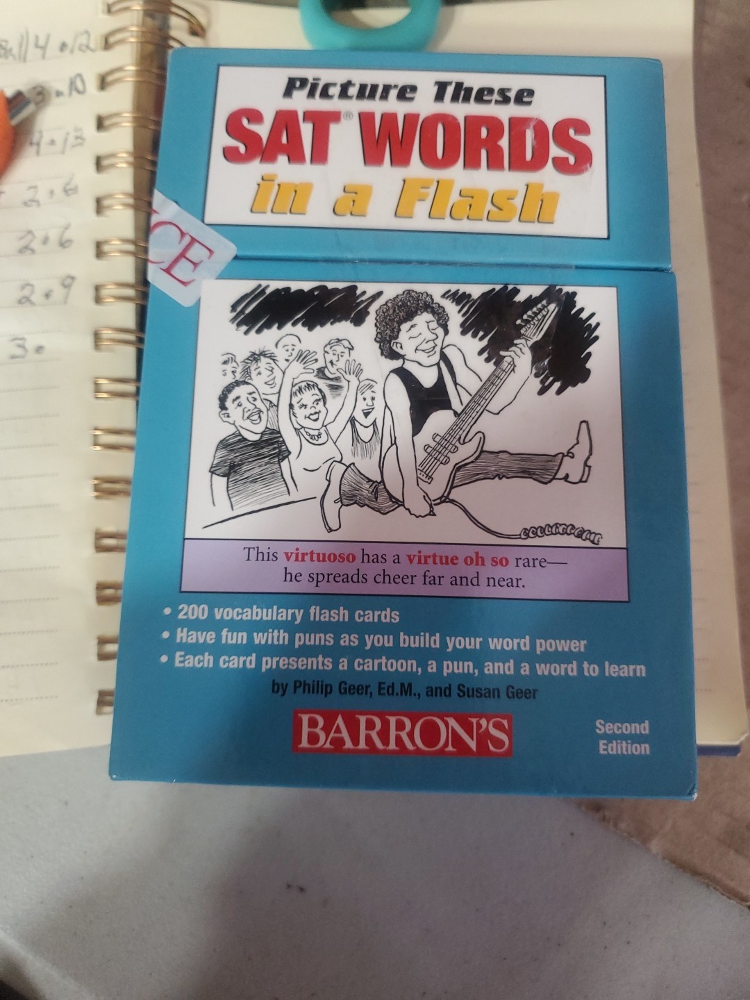 Picture These SAT Words in a Flash by Philip Geer (2010, Cards,Flash Cards,…