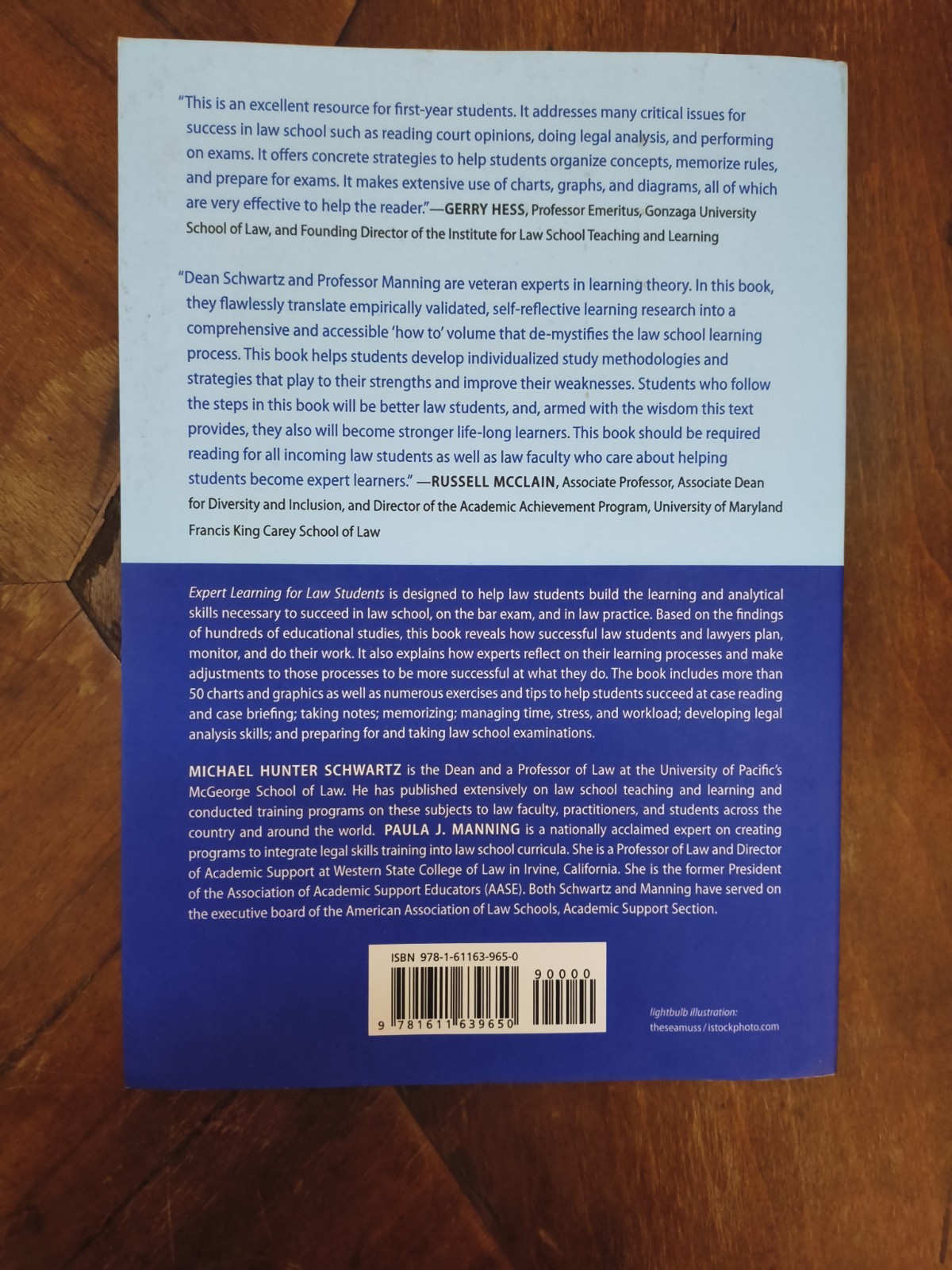 Expert Learning for Law Students by Michael Schwartz and Paula Manning (2018,…