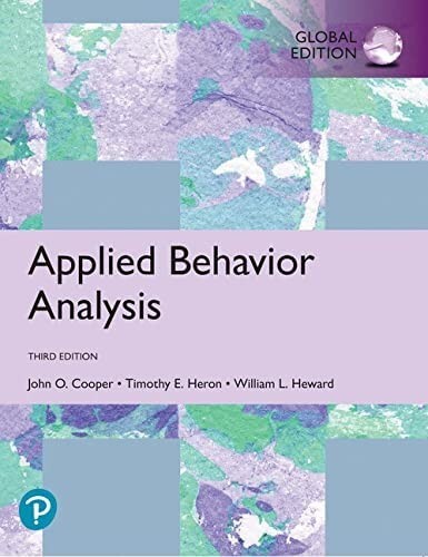 Applied Behavior Analysis 3rd Global Edition